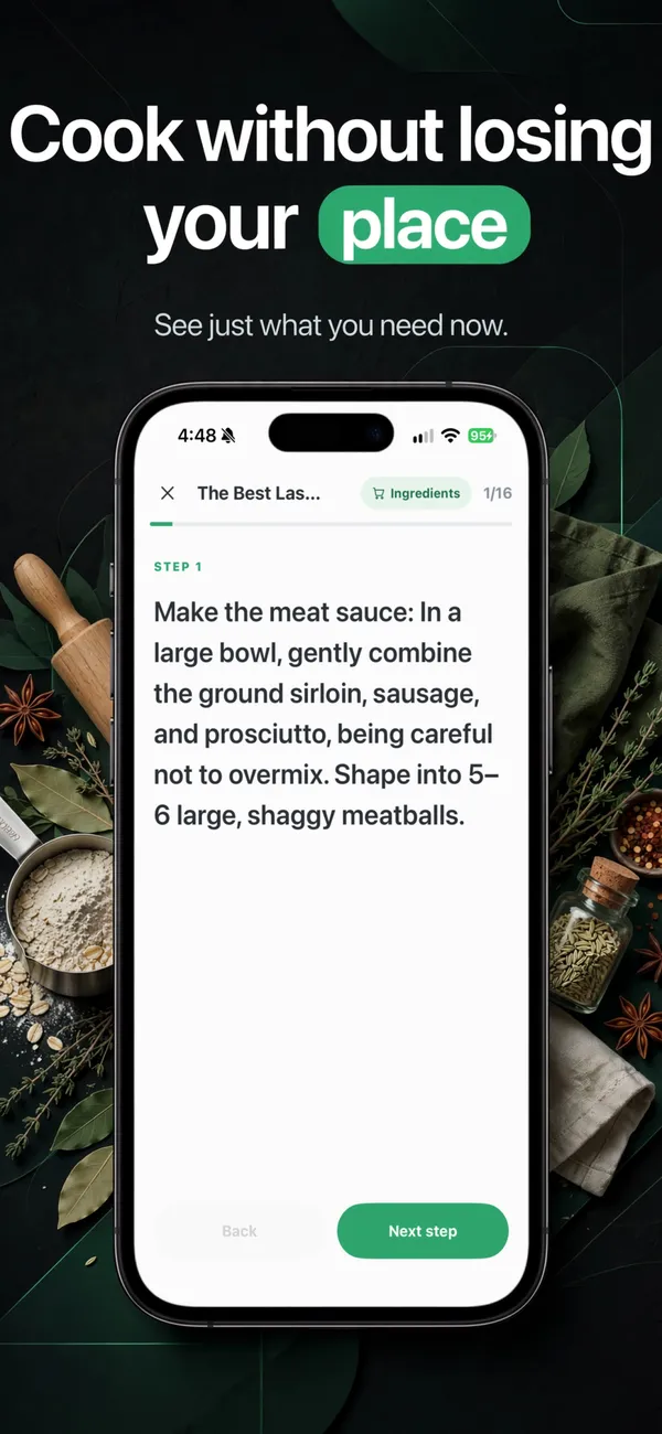 Safe Snacker in the Dark premium look: Cook without losing your place