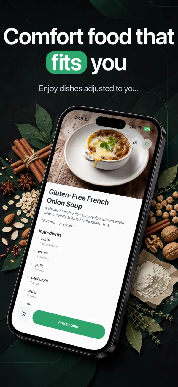 Safe Snacker in the Dark premium look: Comfort food that fits you
