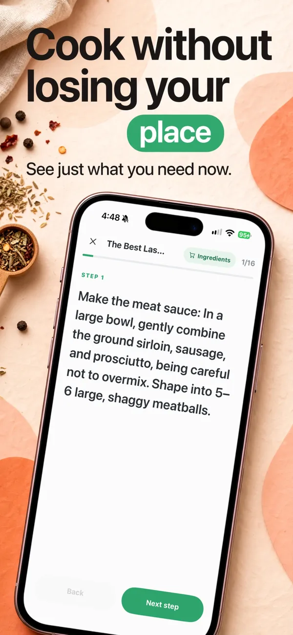 Safe Snacker in the Human touch look: Cook without losing your place