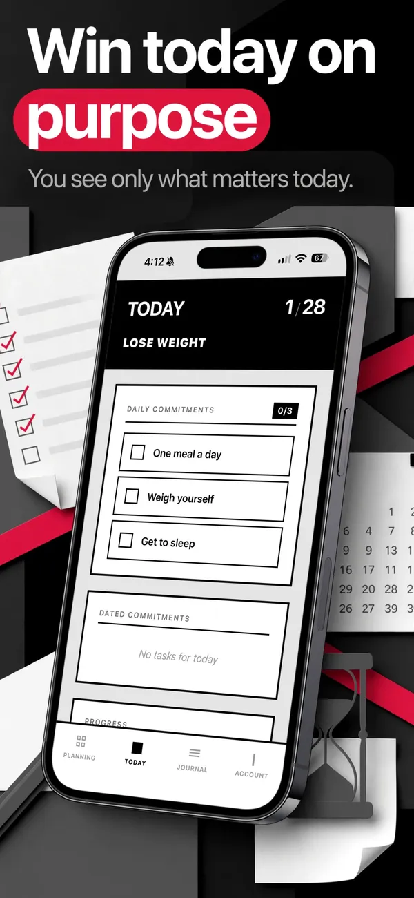 Obsession in the Connected panels look: Win today on purpose