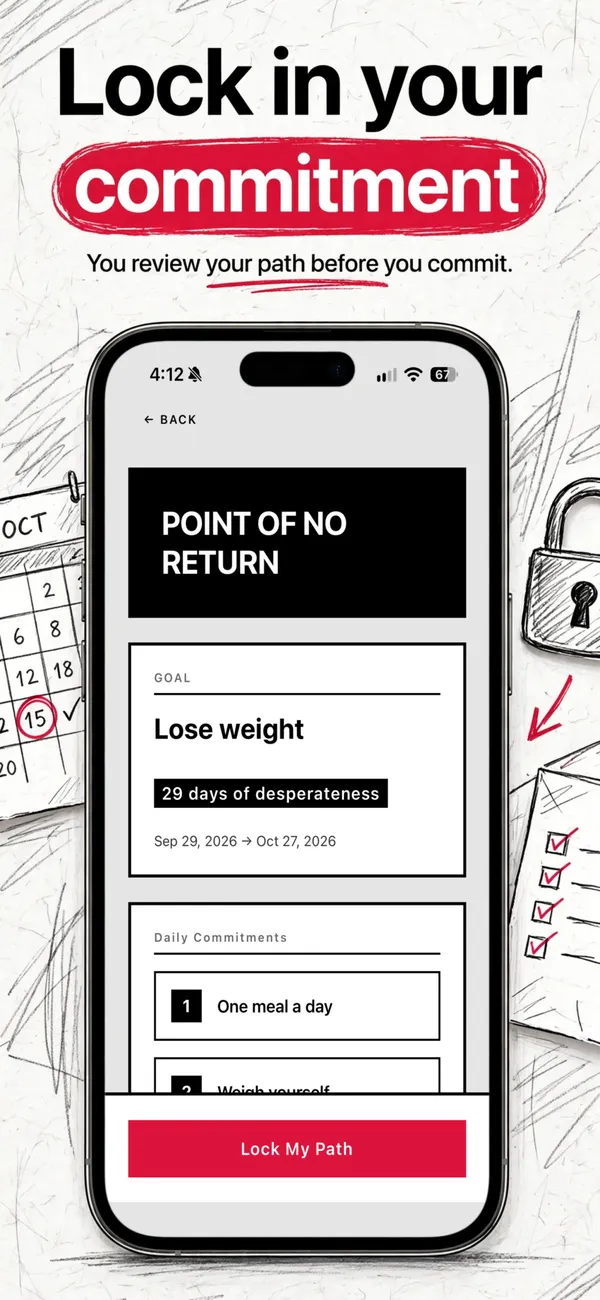 Obsession in the Hand drawn look: Lock in your commitment