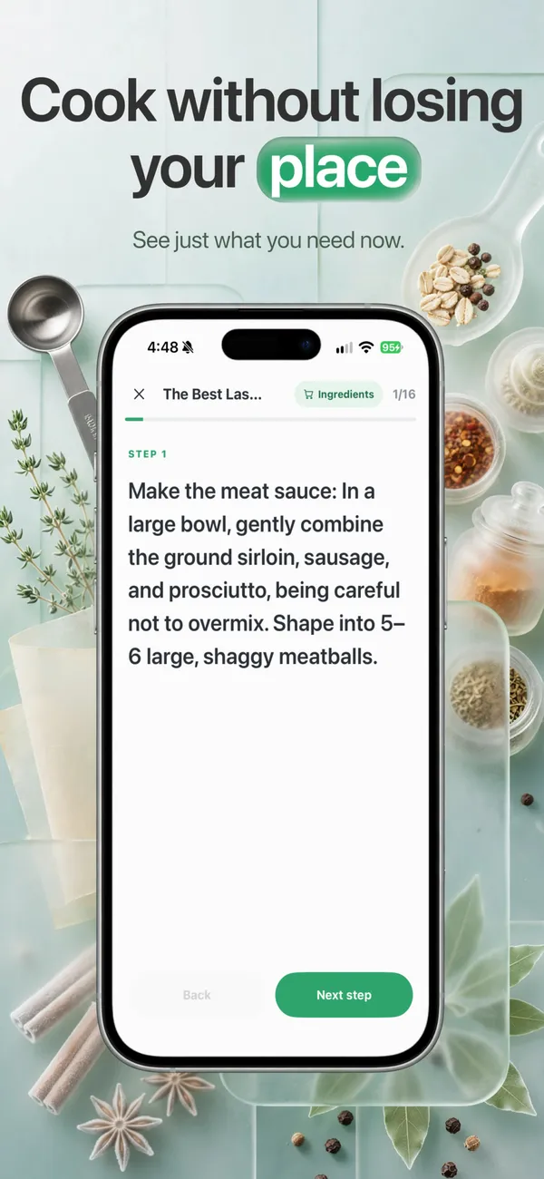 Safe Snacker in the Soft glass look: Cook without losing your place