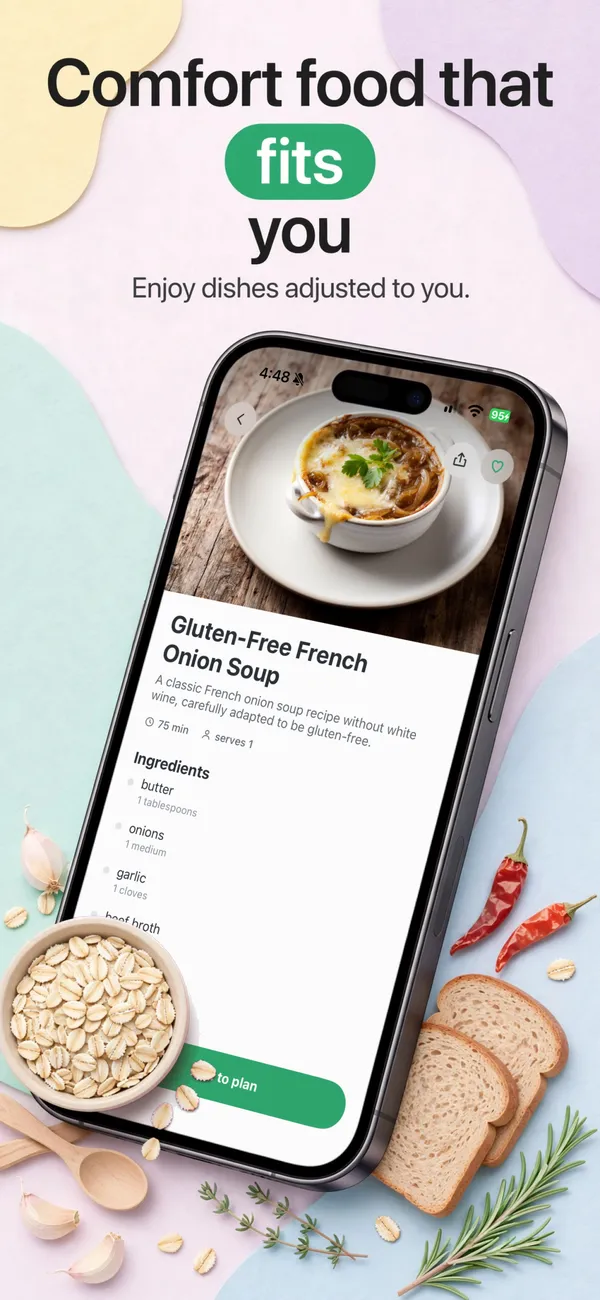 Safe Snacker in the Soft pastel look: Comfort food that fits you