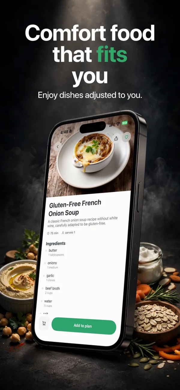 Safe Snacker in the Spotlight beam look: Comfort food that fits you