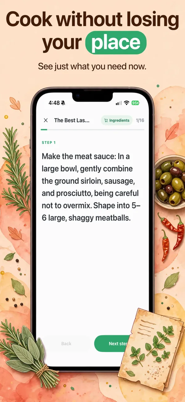 Safe Snacker in the Warm illustrated look: Cook without losing your place